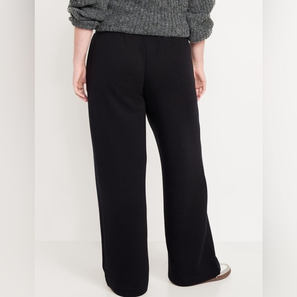 NWT! Black High-Waisted Bounce Fleece Wide-Leg Pants - Size 2X💙 - Picture 7 of 10